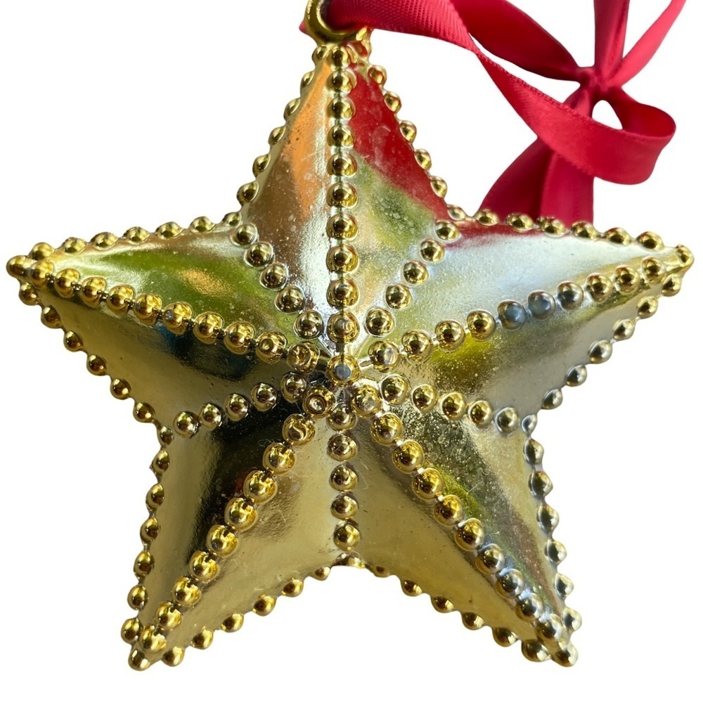 Gold Mirrored Star Ornament - Picture 7 of 8